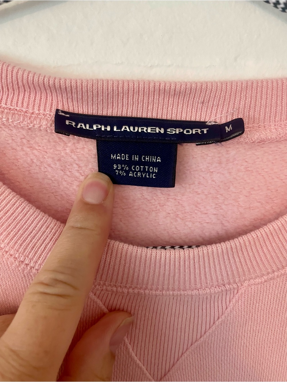 Ralph Lauren Pink Crewneck Sweatshirt - Picture 2 of 3